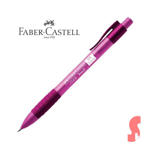 ΜΟΛΥΒΙ ΜΗΧΑΝΙΚΟ Faber Castell 2ΜΜ CLΙCΚ 132810 ΡΟΖ 132828 ΧΧ