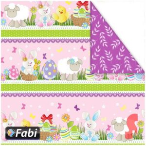 ΧΑΡΤΟΝΙ FΑΒΙ 50Χ70 ΠΑΣΧΑ JΟΥ ΒUΝΝΥ ΡΟΖ.1455051