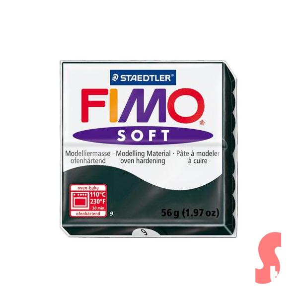 Πηλός Staedtler Fimo Soft No9 - Black - 56gr