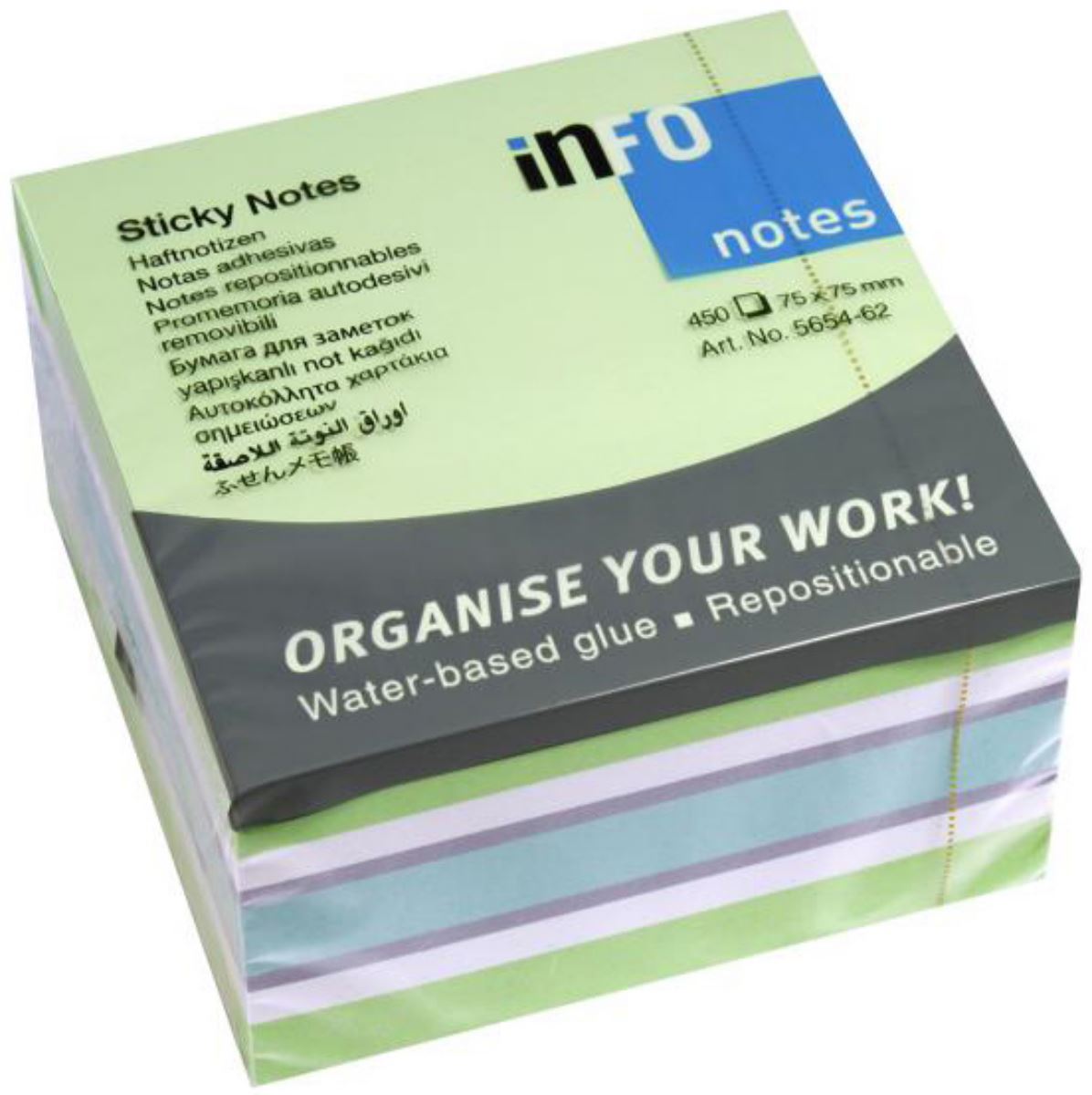 ΚΥΒΟΙ INFO 5654-62 PASTEL GREEN-BLUE 75Χ75 450φ