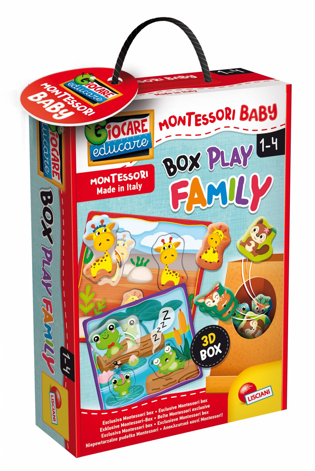 Επιτραπέζιο Montessori Baby Box Οικογένειες Ζώων