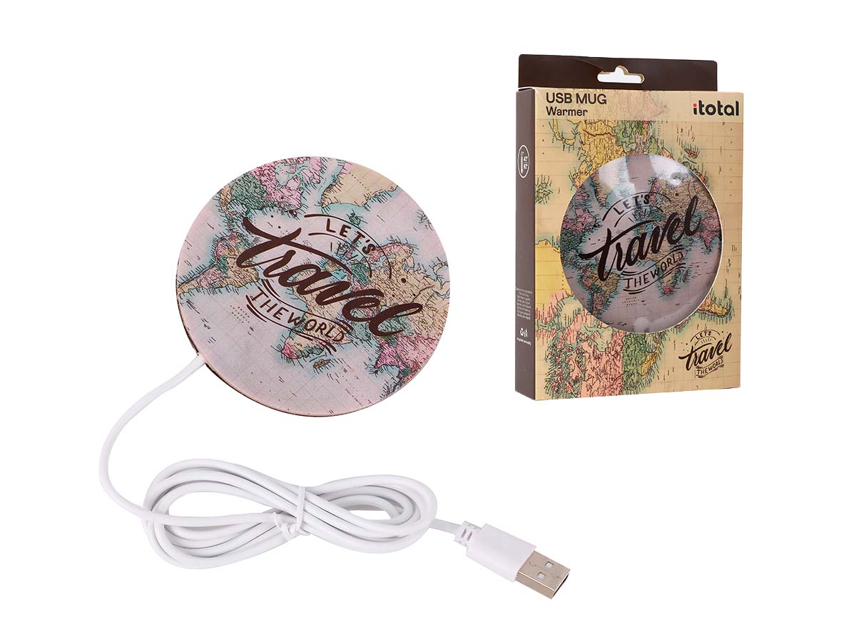 Θερμαντήρας I-Total XL2019 Usb Mug Warmer Maps