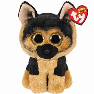 TY BEANIE BOOS ΧΝΟΥΔΩΤΟ ΣΚΥΛΑΚΙ ΓΕΡΜΑΝΙΚΟΣ ΠΟΙΜΕΝΙΚΟΣ - ΚΑΦΕ/ΜΑΥΡΟ 15ΕΚ