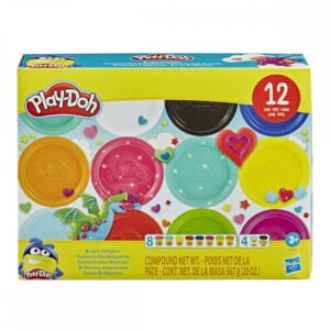 HASBRO PLAY-DOH  : BRIGHT DELIGHTS (12 ΤΜΧ)
