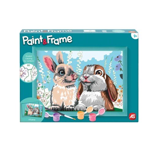 PAINT FRAME ΖΩΓΡΑΦΙΖΩ ΜΕ ΑΡΙΘΜΟΥΣ - CUTE BUNNIES