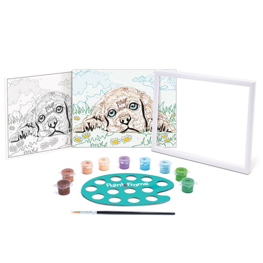 PAINT FRAME ΖΩΓΡΑΦΙΖΩ ΜΕ ΑΡΙΘΜΟΥΣ - LOVING PUPPY