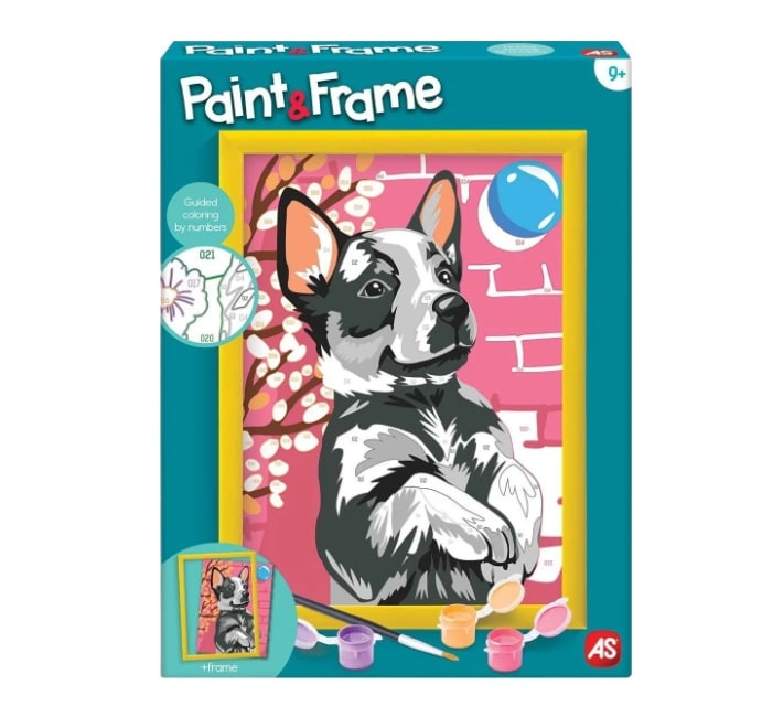 PAINT FRAME ΖΩΓΡΑΦΙΖΩ ΜΕ ΑΡΙΘΜΟΥΣ - PLAYFUL HUSKY