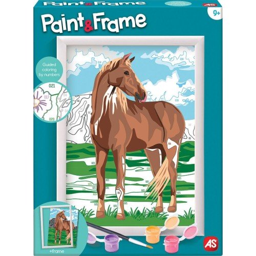 PAINT FRAME ΖΩΓΡΑΦΙΖΩ ΜΕ ΑΡΙΘΜΟΥΣ - WILD HORSE
