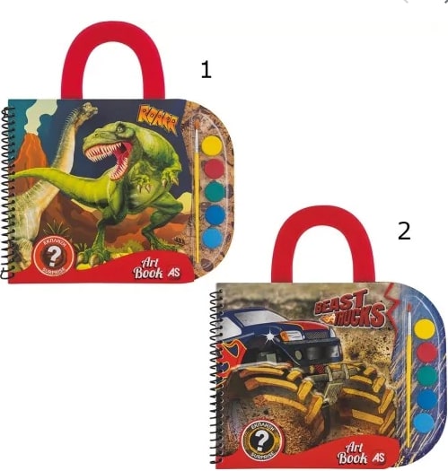 ΣΕΤ ΖΩΓΡΑΦΙΚΗΣ ART BOOK BEAST TRUCKS (ASSRT