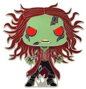FUNKO POP PIN ! MARVEL : ZOMBIE SCARLET WITCH* (GLOWS IN THE DARK) #22