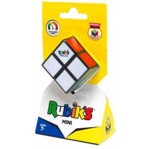 RUBIKS CUBE : 2X2 CLASSIC COLOUR-MATCHING PUZZLE - POCKET SIZE -6064345