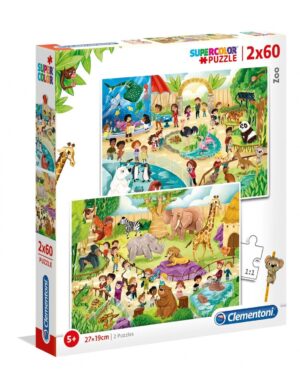 ΠΑΖΛ CLEMENTONI 2X60 S.C.ZOO