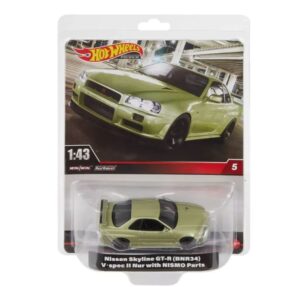 HOT WHEELS PREMIUM - 1:43 NISSAN SKYLINE GT-R BNR34 - HMD47