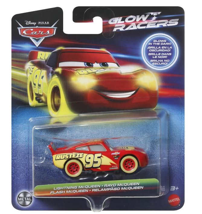 DISNEY PIXAR CARS - GLOW RACERS: LIGHTNING MCQUEEN - HPG77