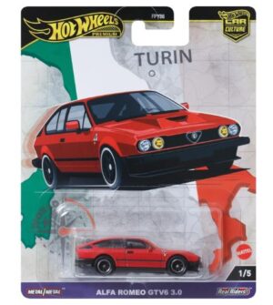 HOT WHEELS CAR CULTURE ALFA ROMEO GTV 6 3.0 - HRV80