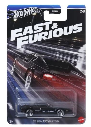 HOT WHEELS FAST FURIOUS 1972 DE TOMASO PANTERA - HRW52