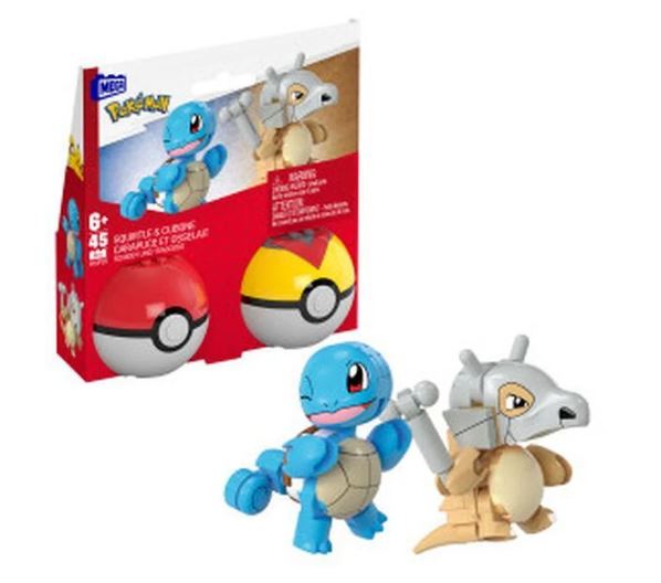 MEGA POKÉMON - POKÉBALL ΣΕΤ ΤΩΝ 2: SQUIRTLE CUBONE - HXP15