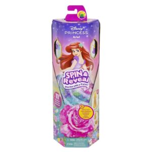 DISNEY PRINCESS SPIN   REVEAL ΚΟΥΚΛΑ ΑΡΙΕΛ ΜΕ 11 ΕΚΠΛΗΞΕΙΣ (HTV88)
