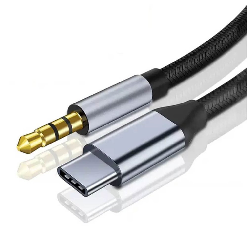 Αντάπτορας Ήχου Type-C σε 3.5mm 1m Μαύρο