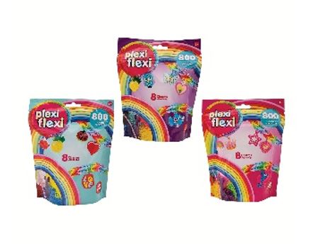 PLEXI FLEXI ΣΑΚΟΥΛΑΚΙ ΜΕ 800 ΛΑΣΤΙΧΑΚΙΑ 8 ΑΞΕΣΟΥΑΡ (3 ΣΧΕΔΙΑ - ΤΥΧΑΙΑ ΕΠΙΛΟΓΗ)