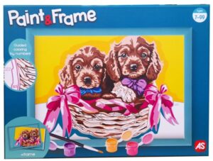 PAINT   FRAME: ADORABLE PUPPIES