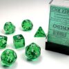 ΣΕΤ 7 ΠΟΛΥΕΔΡΑ ΔΙΑΦΑΝΑ ΖΑΡΙΑ - GREEN/WHITE - CSX23075