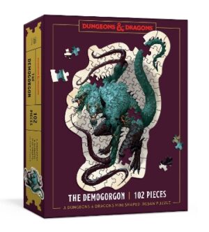 DUNGEONS   DRAGONS MINI SHAPED JIGSAW PUZZLE: THE DEMOGORGON EDITION