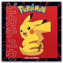 POKEMON 2024 SQUARE WALL CALENDAR