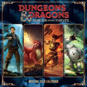 DUNGEONS   DRAGONS 2024 SQUARE WALL CALENDAR
