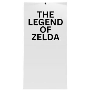 THE LEGEND OF ZELDA 2024 SQUARE WALL CALENDAR