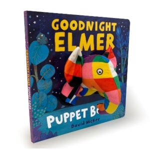 GOODNIGHT, ELMER PUPPET BOOK HC