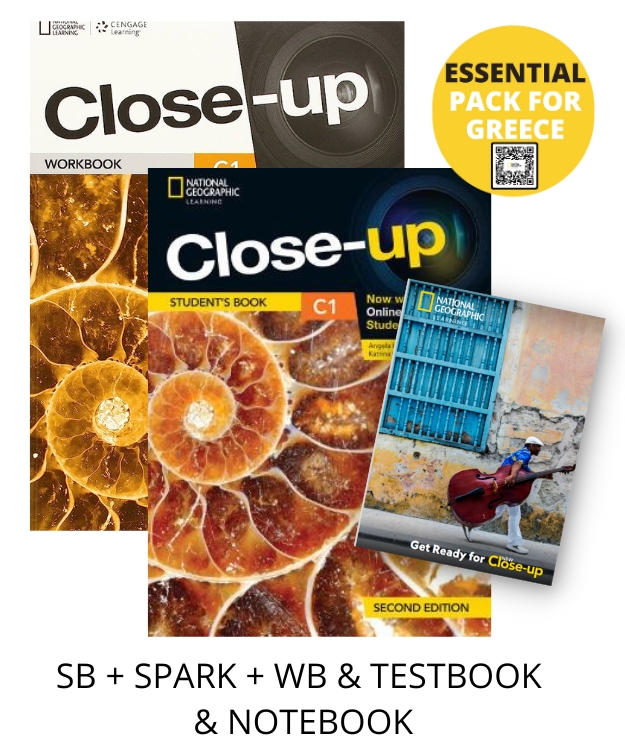 CLOSE-UP C1 ESSENTIAL PACK FOR GREECE (SB + SPARK + WB TESTBOOK NOTEBOOK) 2ND ED