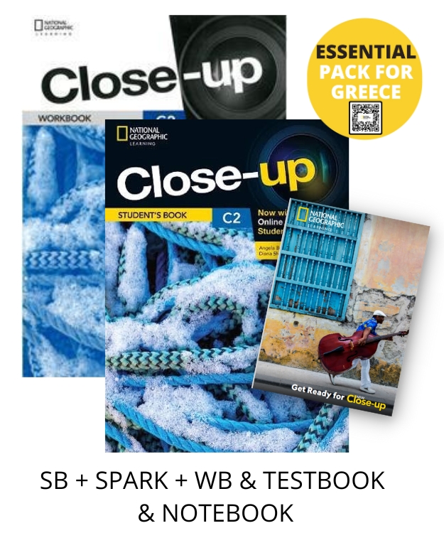 CLOSE-UP C2 ESSENTIAL PACK FOR GREECE (SB + SPARK + WB TESTBOOK NOTEBOOK) 2ND ED