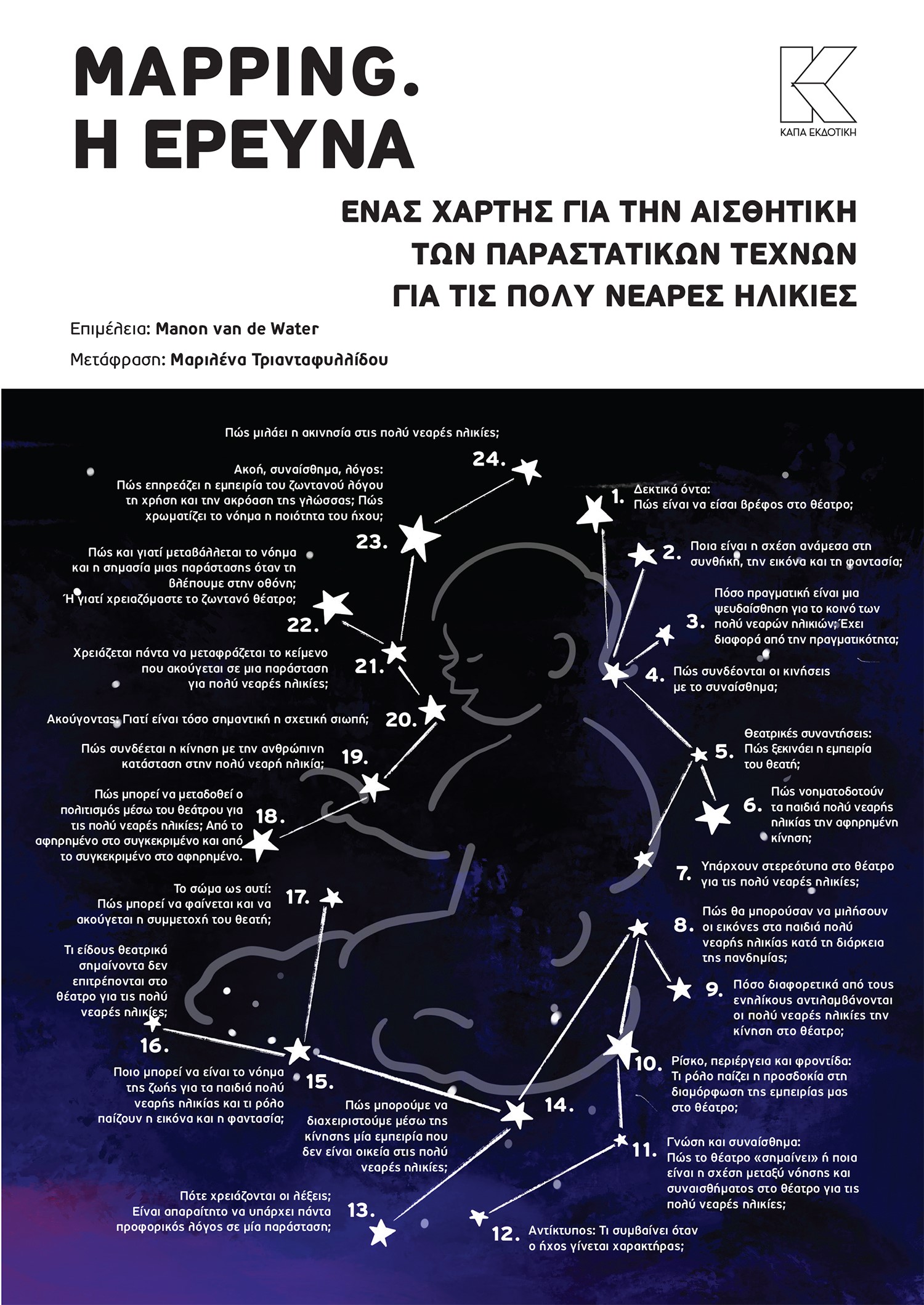 MAPPING. H ΕΡΕΥΝΑ ΕΝΑΣ ΧΑΡΤΗΣ ΓΙΑ ΤΗΝ ΑΙΣΘΗΤΙΚΗ ΤΩΝ ΠΑΡΑΣΤΑΤΙΚΩΝ ΤΕΧΝΩΝ ΓΙΑ ΤΙΣ ΠΟΛΥ ΝΕΑΡΕΣ ΗΛΙΚΙΕΣ