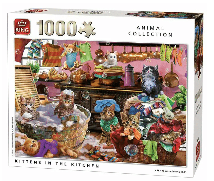 ΠΑΖΛ KITTENS IN THE KITCHEN 1000T 68 X 49 | KING