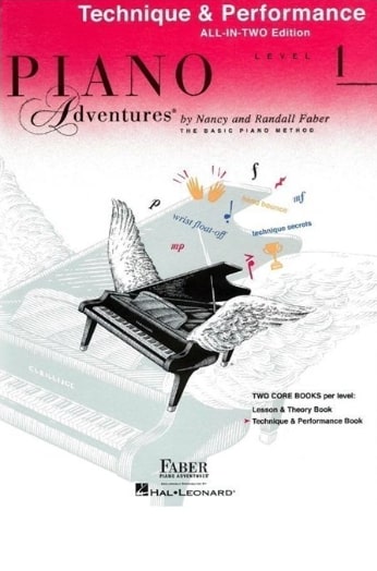 PIANO ADVENTURES ALL IN TWO TECHNIQUE PERFORMANCE 1