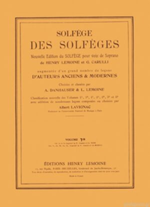 SOLFEGE DES SOLFEGES - VOLUME 7B (LEMOINE)