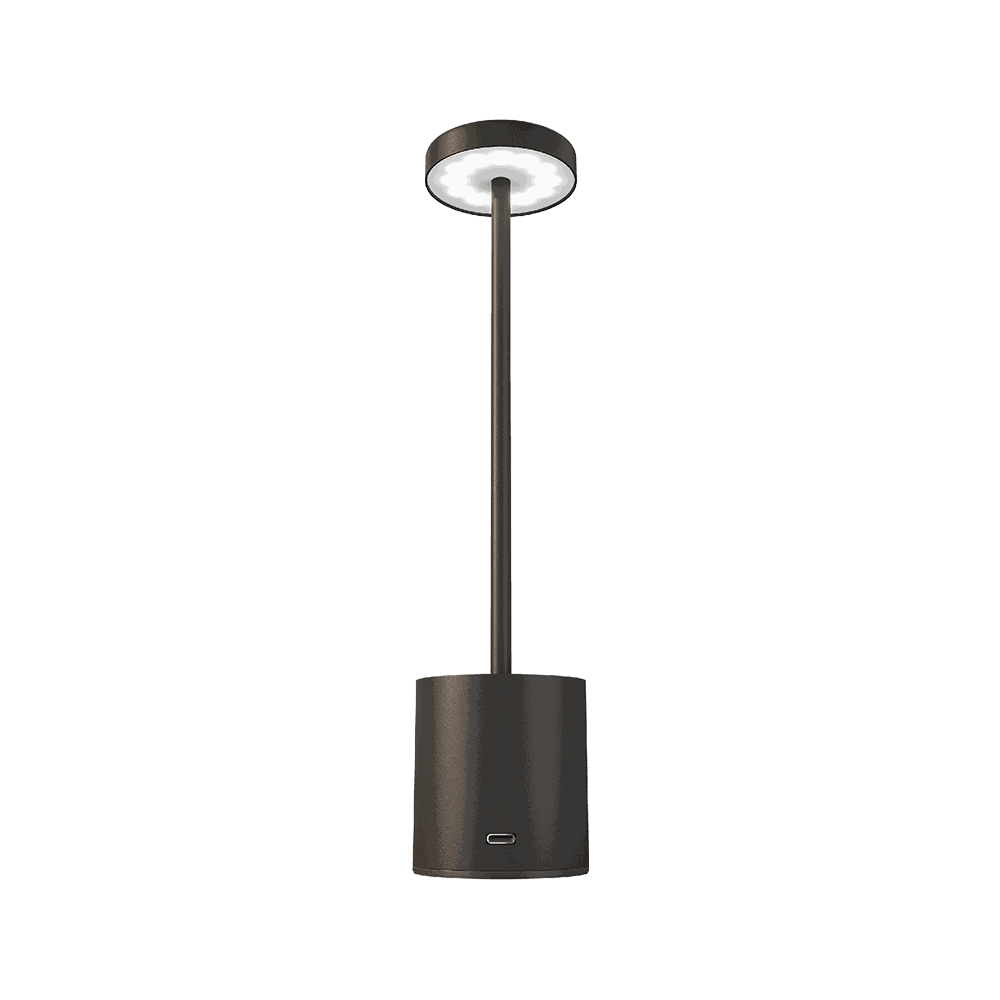 MAYOU ΦΩΤΙΣΤΙΚΟ ΓΡΑΦΕΙΟΥ ΑΦΗΣ LED 3000/4500/6000K/100LM/24 1500mAh ΜΑΥΡΟ - Image 3