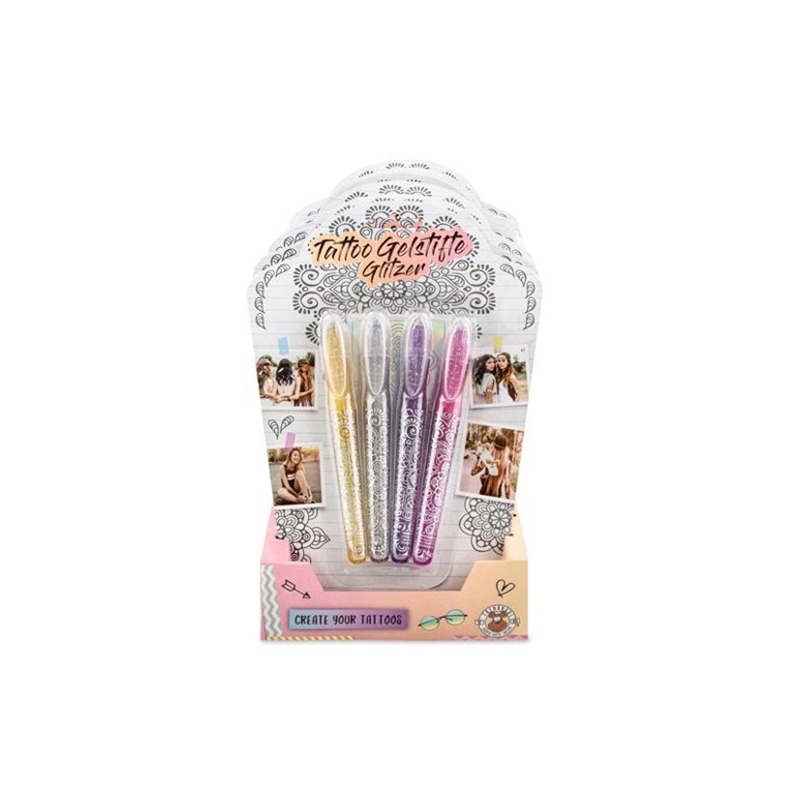 ΣΤΥΛΟ TREND 954305 FESTIVAL GLITTER TATTOO set4 - Image 2