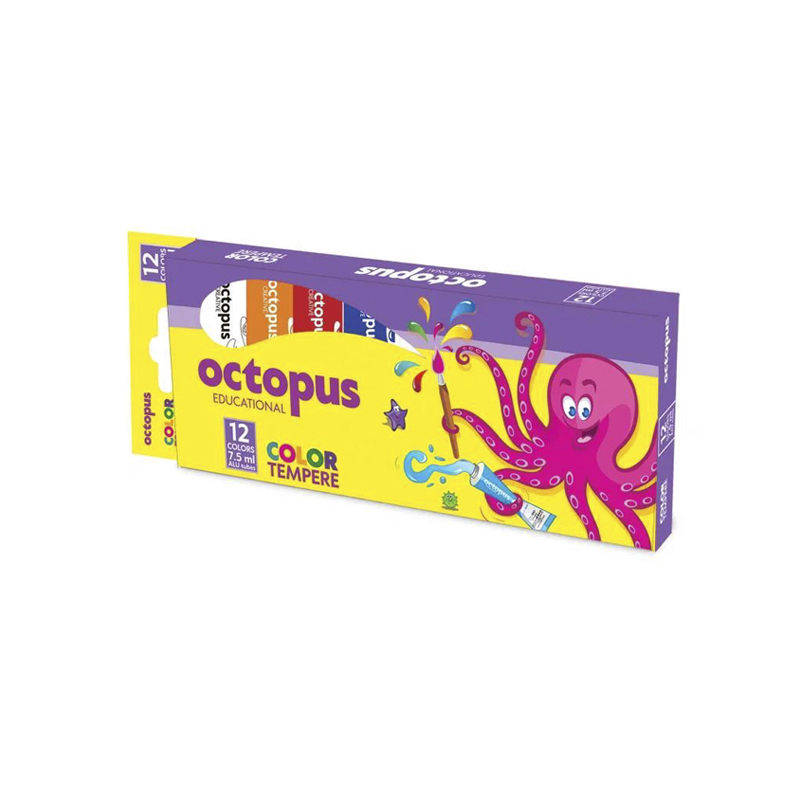 ΤΕΜΠΕΡΕΣ OCTOPUS UNL-1534 12τεμ 7,5ml assorted