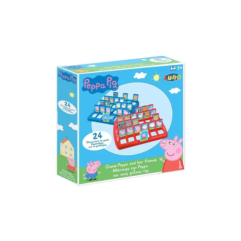 LUNA Επιτραπέζιο Παιχνίδι Μάντεψε Την Peppa Και Τους Φίλους Της