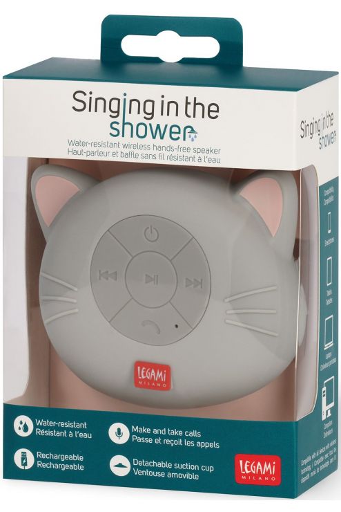 Legami Αδιάβροχο bluetooth ηχείο Singing in the shower "kitty" (SHOW0009)