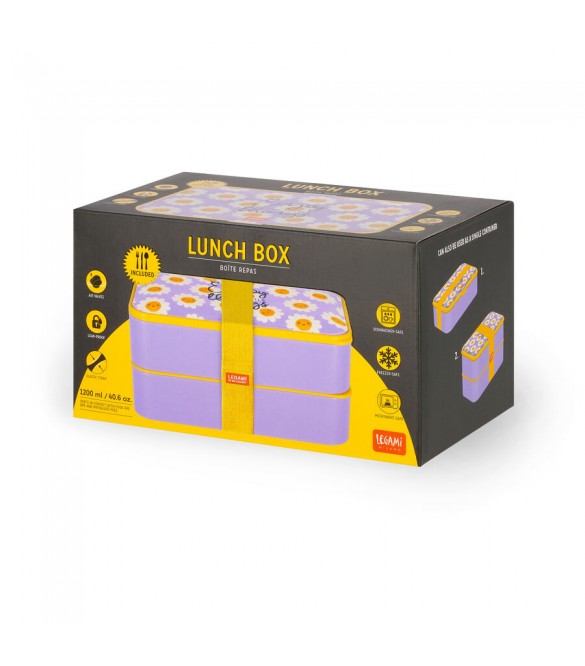 ΔΟΧΕΙΟ ΦΑΓΗΤΟΥ LEGAMI LUNCH BOX 1200ml - DAISY (ΜΑΡΓΑΡΙΤΕΣ) LBD0003 - Image 5