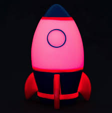 Alternative view of Legami Milano Παιδικό Διακοσμητικό Φωτιστικό Πύραυλος με Εναλλαγές Χρωματισμών Λευκό