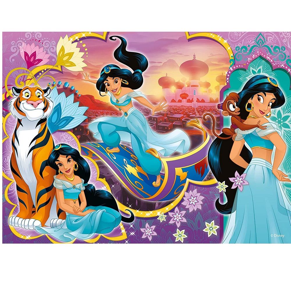 Παζλ Lisciani MAXI FLOOR Disney Πριγκίπισσες 4x48 κομ. - Image 2