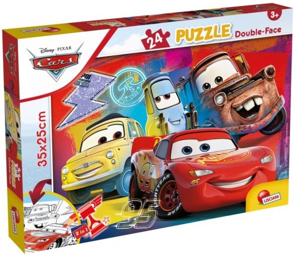 Παζλ M-Plus Double-Face Cars 24 Κομμάτια LISCIANI (99498)