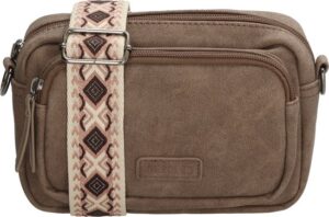 Τσάντα ώμου Beagles Malaga Crossbody με μοντέρνο λουράκι ώμου - πρακτικό μέγεθος - τσέπες με φερμουάρ