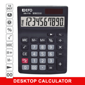 Αριθμομηχανή +EFO DS-710 10 ψηφίων 10x14cm