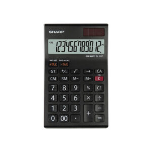 Αριθμομηχανή SHARP EL-124TWH DESK 12 ψηφίων