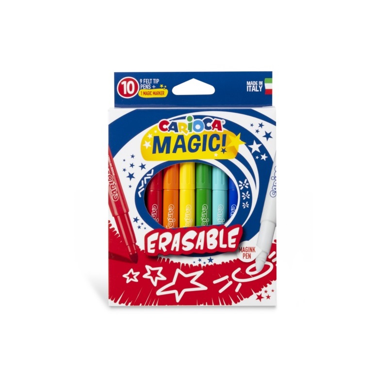 ΜΑΡΚΑΔΟΡΟΙ CARIOCA ERASABLE/10 9+1 43182
